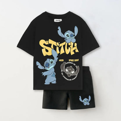 Summer Fashion Baby Boys Clothes Sets For 1-6Yrs Kids Short Sleeve Tee + Shorts Kids Toddler Boy Outfits