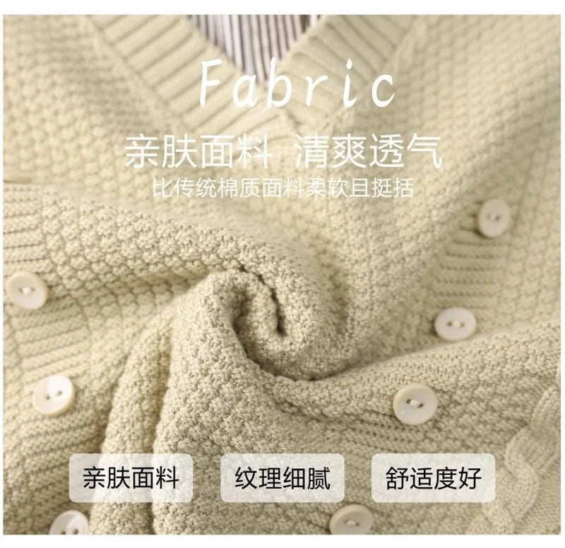 New Fake Two Piece Top Knit Sweater Women's Splice Shirt Collar Spring Autumn  Korean Loose Long Sleeve Sweater Female Pullover