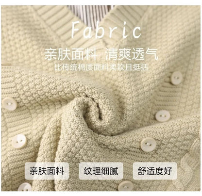 New Fake Two Piece Top Knit Sweater Women's Splice Shirt Collar Spring Autumn  Korean Loose Long Sleeve Sweater Female Pullover