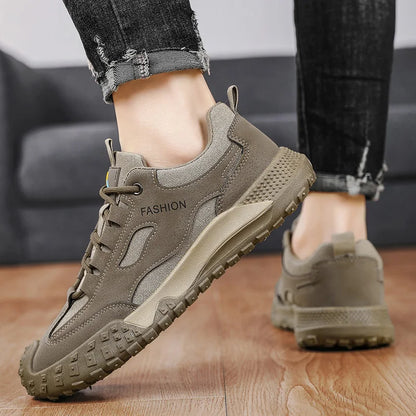 Men's casual sports shoes, soft sole with anti-slip properties, safety shoes for work in the outdoors, outdoor work and leisure