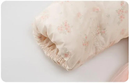 Girls Winter Jacket Clothes Hoodied Outerwear Coats for Baby Children Princess Floral Hooded Clothing Infant Outfits 1-4 Year