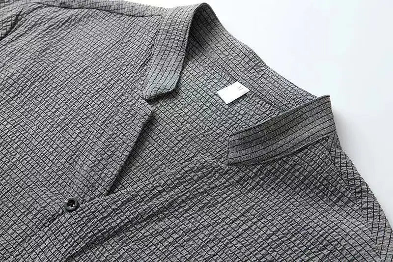 Summer  Men Shirts+Pants Two Piece Sets Tracksuit Men Fashion Clothing Harajuku Style Fashion Loose Fit Sweatsuit set