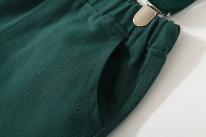 Summer Baby Boys Party Dress Suit Cotton Short Sleeve With Shirt + Belt Shorts 2PCS Outfits Kids Boys Gentleman Clothes Sets