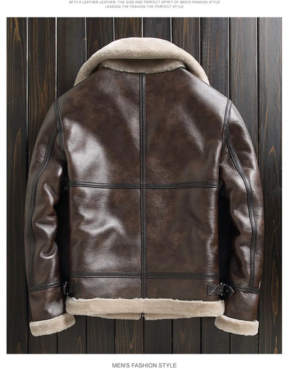 2023 New Winter Jackets for Men Wool Real Fur Coat Men's High-end Thickened Warm Lamb Fur Jacket Male Clothing M-6XL Casaco FCY