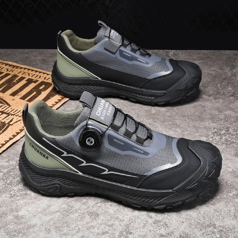 2025 New Men's Shoes Work Sports Shoes Fashionable Casual Shoes Comfortable Multi-functional Low Top Shoes Outdoor Hiking Shoes