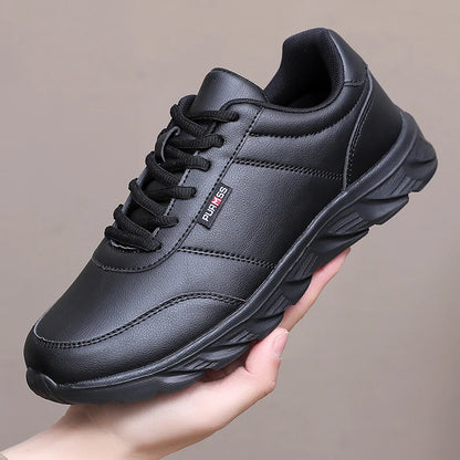 Men Shoes Soft Moccasin Shoes Comfortable Casual Shoes for Men Solid Black White Walking Men Sneakers Footwear Plus Size 39-46
