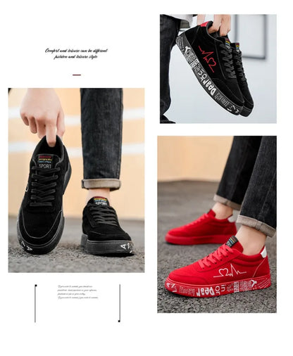 High-quality Fashion Shoes for Men Casual Flat Comfortable Men's Shoes Light Breathable Outdoor Walking Shoes Zapatillas Hombre