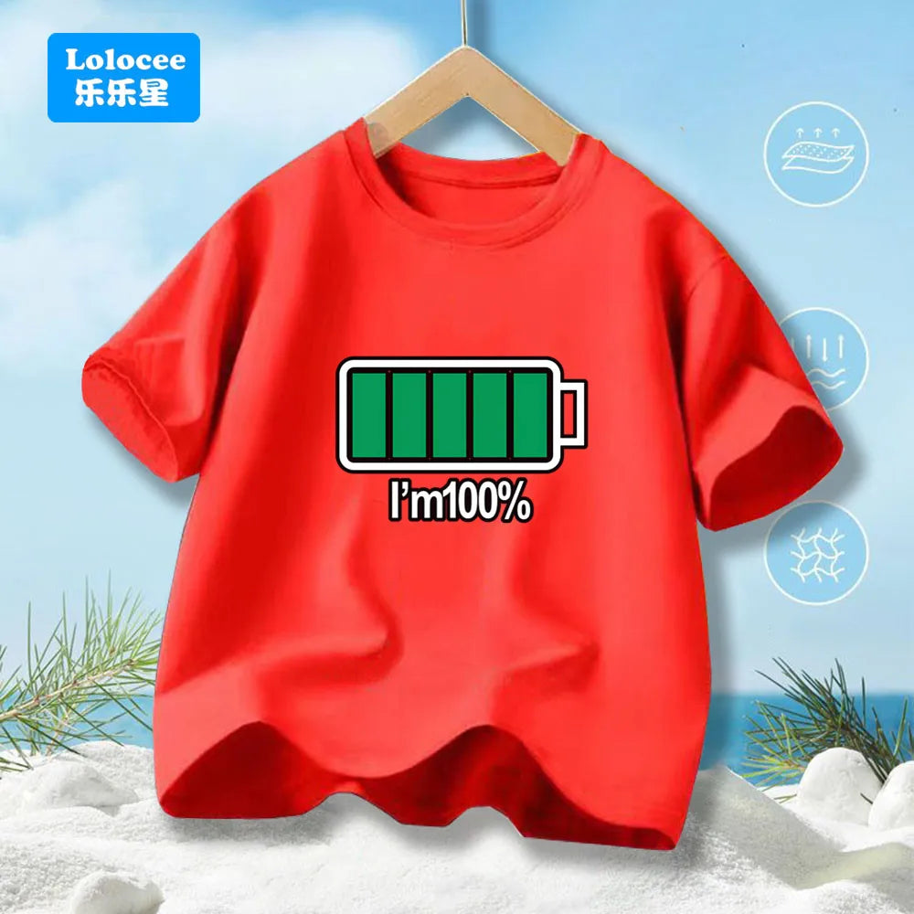 Boys' Summer T-Shirt Funny dabbing astronaut Print T Shirts For Teens Boy Casual Streetwear Tops Kids Summer Cotton Clothes YHY1