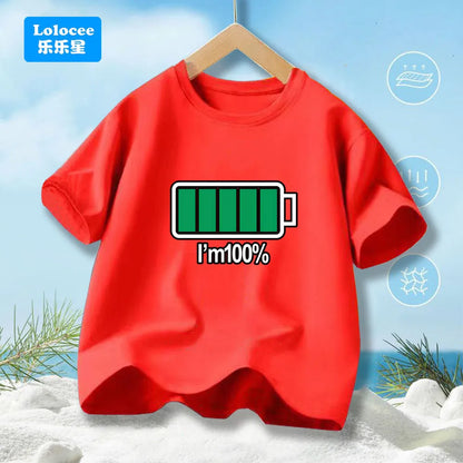 Boys' Summer T-Shirt Funny dabbing astronaut Print T Shirts For Teens Boy Casual Streetwear Tops Kids Summer Cotton Clothes YHY1