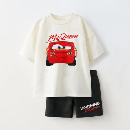 Summer Fashion Baby Boys Clothes Sets For 1-6Yrs Kids Short Sleeve Tee + Shorts Kids Toddler Boy Outfits