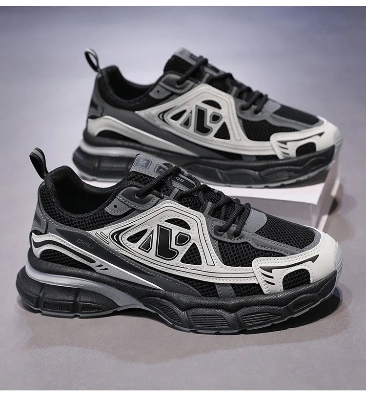 Men's Shoes Fashion Outdoor Casual Shoe Lace Up Platform Sneakers Comfort Running Shoes for Men Training Shoes Tenis Masculino