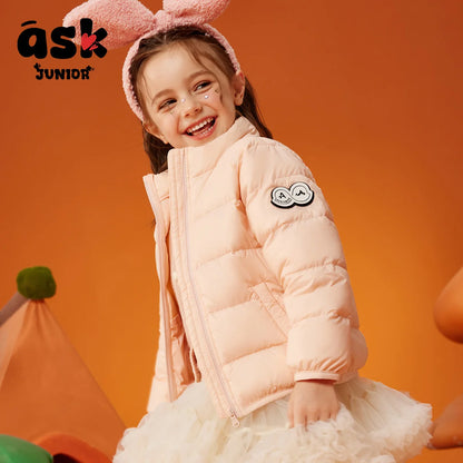 90 white duck down girls winter light fashion warm inside with down jacket