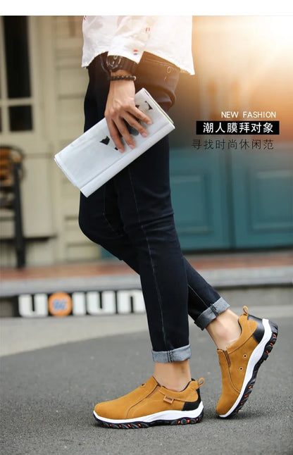 2025 New Men's Casual Sports Shoes for Outdoor Walking, Lightweight, Fashionable, and Comfortable Shoes, Size 38-50 Plus