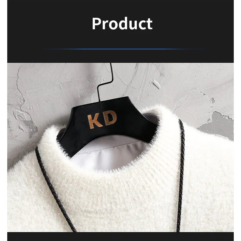 Winter New Style Men's Sweater Knitted Long Sleeve Men Sweaters Thicken Warm Wool Casual Male Clothing