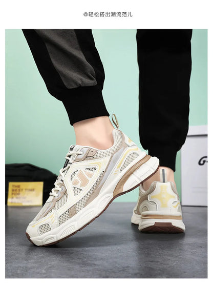 Men's Shoes Fashion Outdoor Casual Shoe Lace Up Platform Sneakers Comfort Running Shoes for Men Training Shoes Tenis Masculino