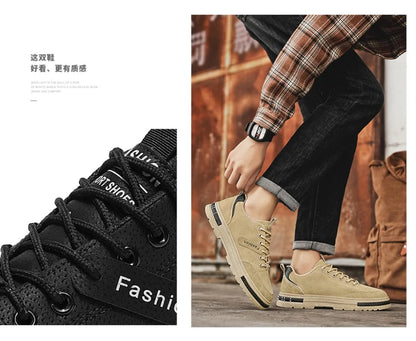 Men's Shoes Summer New Casual Sneakers Comfortable Wear-resistant Flat Shoes Student Breathable All-match Soft Sole Sports Shoes