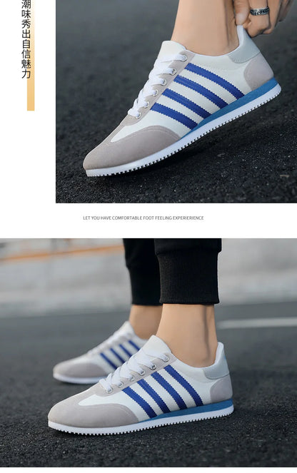 Men's Shoes Trend Casual Shoes for Men Breathable Flat Shoes Outdoor Fitness Free Sports Male Shoes Comfortable Vulcanized Shoes