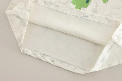 Boys' summer outfit set, baby's summer short sleeved two-piece set, children's Korean cartoon children's clothing, shorts