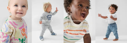 0-5 years old Boys' summer outfit set Summer short sleeved shorts New children's striped baby two-piece set