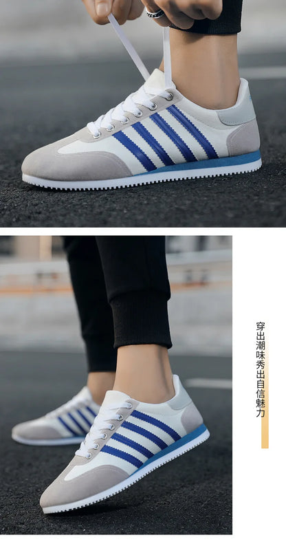 Men's Shoes Trend Casual Shoes for Men Breathable Flat Shoes Outdoor Fitness Free Sports Male Shoes Comfortable Vulcanized Shoes