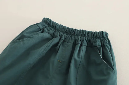 Boys' summer outfit set, baby's summer short sleeved two-piece set, children's Korean cartoon children's clothing, shorts