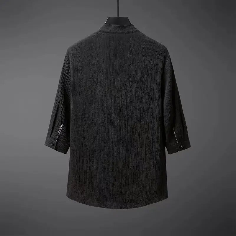 Summer  Men Shirts+Pants Two Piece Sets Tracksuit Men Fashion Clothing Harajuku Style Fashion Loose Fit Sweatsuit set