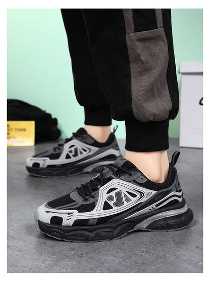 Men's Shoes Fashion Outdoor Casual Shoe Lace Up Platform Sneakers Comfort Running Shoes for Men Training Shoes Tenis Masculino