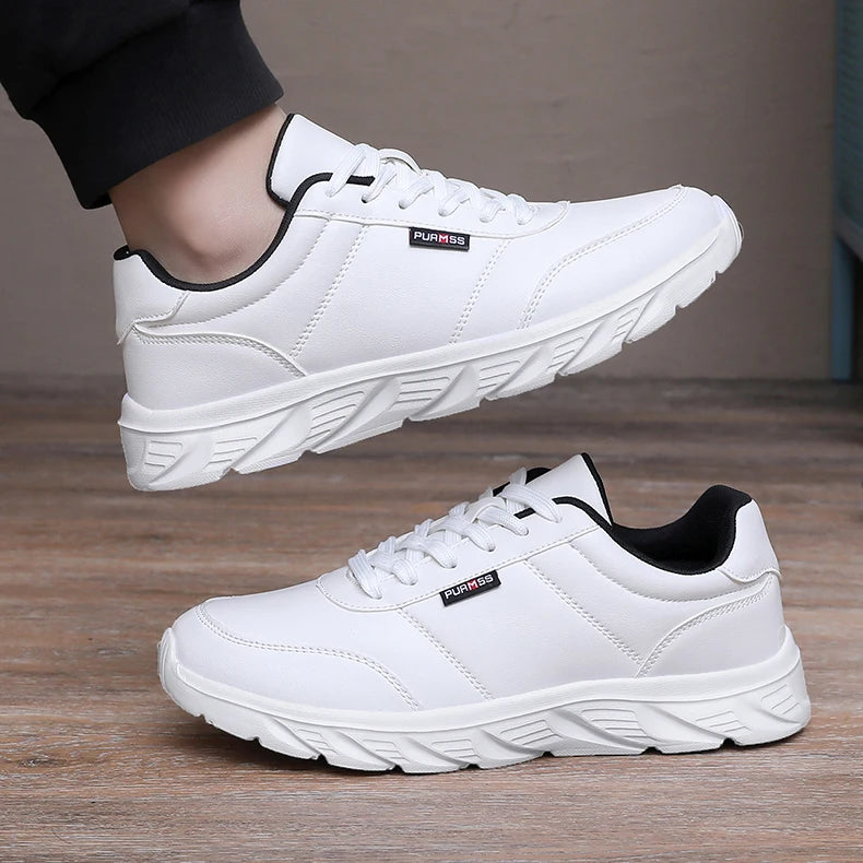 Men Shoes Soft Moccasin Shoes Comfortable Casual Shoes for Men Solid Black White Walking Men Sneakers Footwear Plus Size 39-46