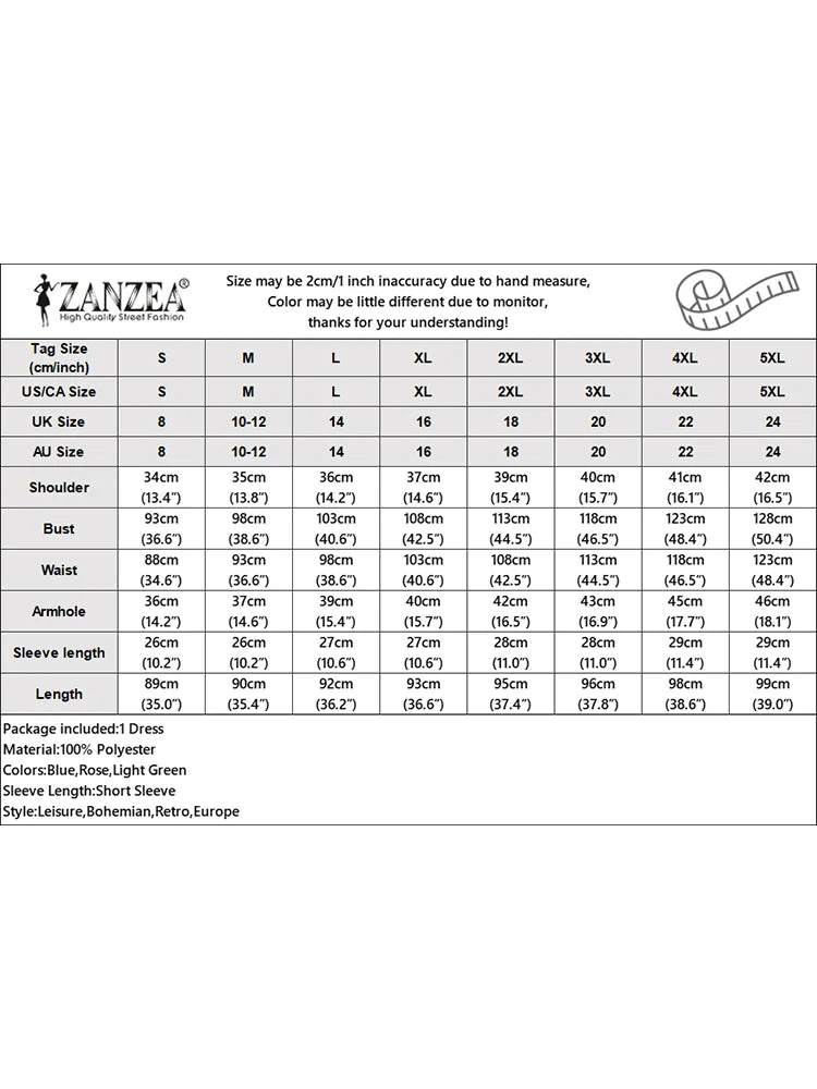 Women Elegant Party Dress Summer Casual Floral Work Vestidos Robe Sarafan 2024 ZANZEA Fashion Short Sleeve Embroidery Dresses