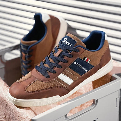 Men Shoes New 2025 Flats Walking Leather Casual Shoes Men Barefoot Wide-toed Shoes Wider Toe Casual Sneakes Large Size 47 48