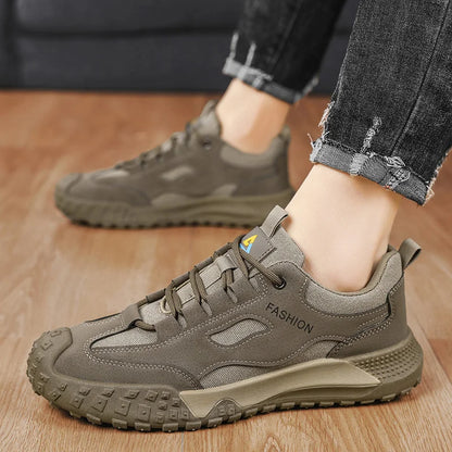Men's casual sports shoes, soft sole with anti-slip properties, safety shoes for work in the outdoors, outdoor work and leisure