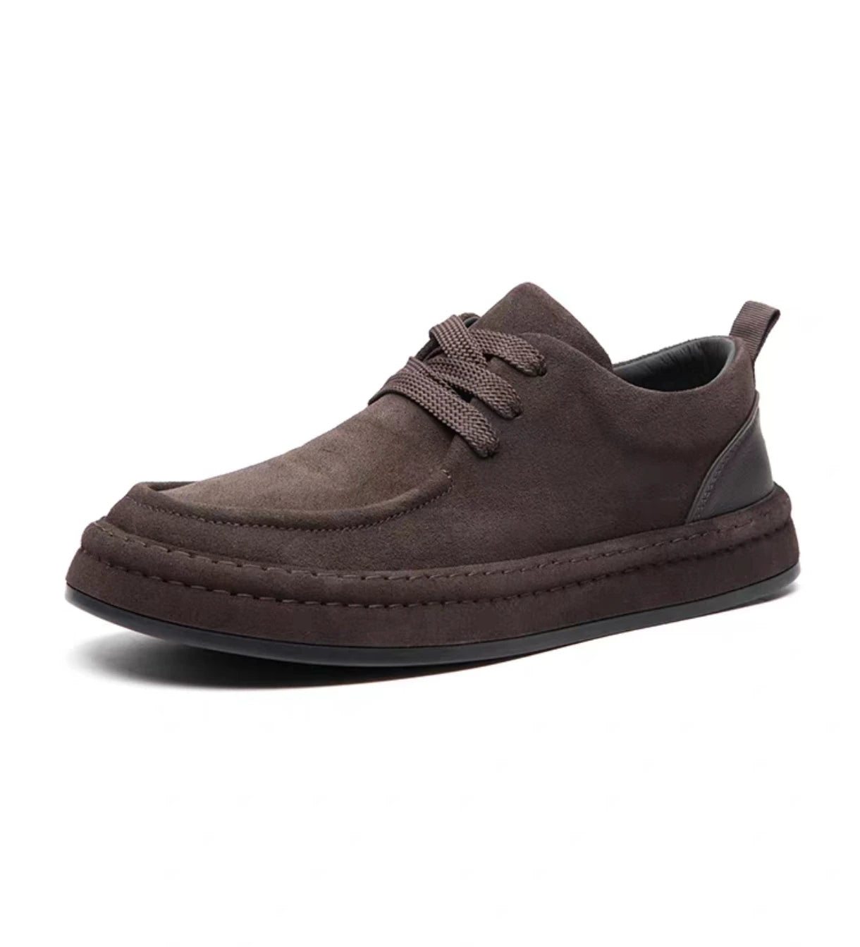 Men's Shoes Are Fashionable Brown Casual Shoes Made of Durable Suede Material Comfortable Walking Shoes Suitable for Daily Wear