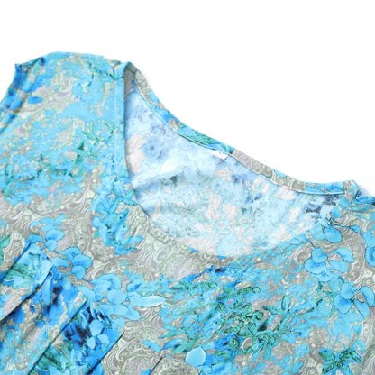 New Fashion Summer Dress For Women Sundress 2025 Casual short sleeve dress Print Female O-Neck Robe Oversize Bohemian dresses