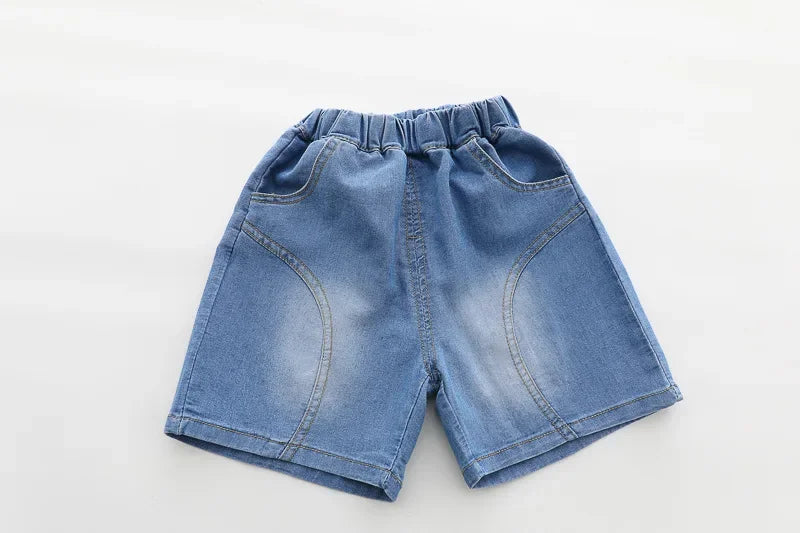 Boys' summer clothing 2025 new style summer new style baby shirt short sleeved two-piece set children's summer clothes