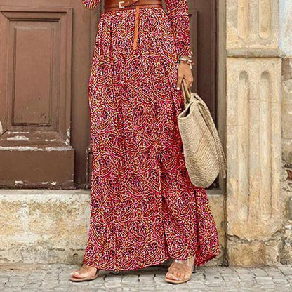 Long Dress for Women 2025 Summer Beach Bohemian Dresses Vestido Casual Robe Female Clothing Y2K Floral Skirt Elegant Maxi Dress