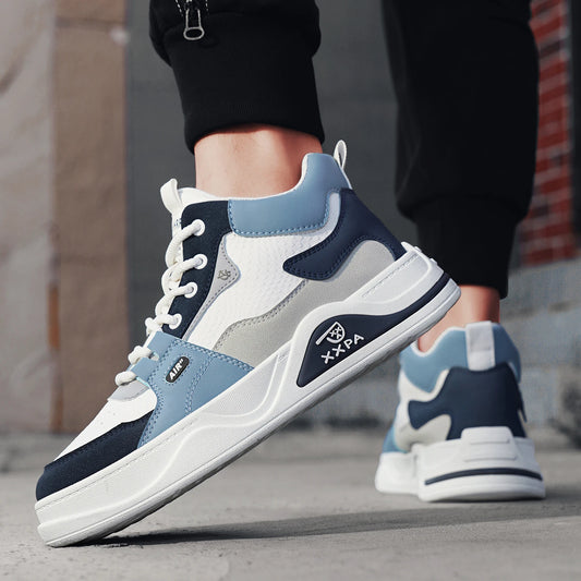 Men's Shoes - New 2025 Autumn/winter Style, Fashionable, Versatile, Casual, Trendy, Simple, Anti-slip, High-top Canvas Shoes