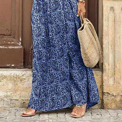 Long Dress for Women 2025 Summer Beach Bohemian Dresses Vestido Casual Robe Female Clothing Y2K Floral Skirt Elegant Maxi Dress