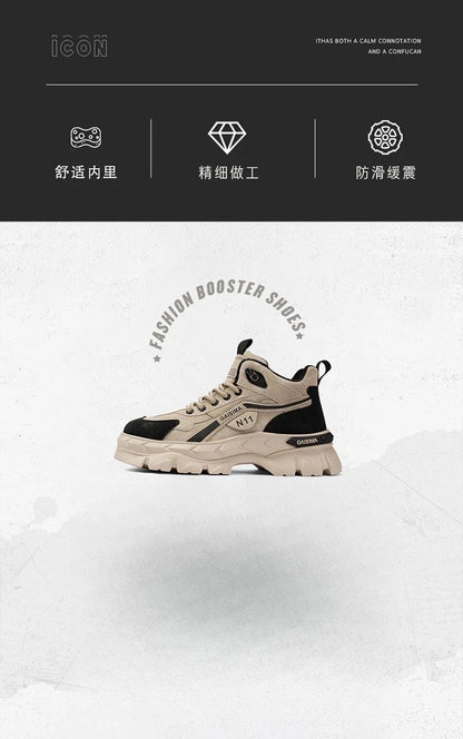 Men's Work Shoes 2025 New Breathable Slip-On Anti-Slip Wear-Resistant Casual Sports Shoes Thick Bottom Labor Protection