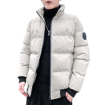 2025 New Cotton-padded Men's Winter Padded Men's Winter Padded Padded Jacket With Cashmere Thickening Korean Version Coat
