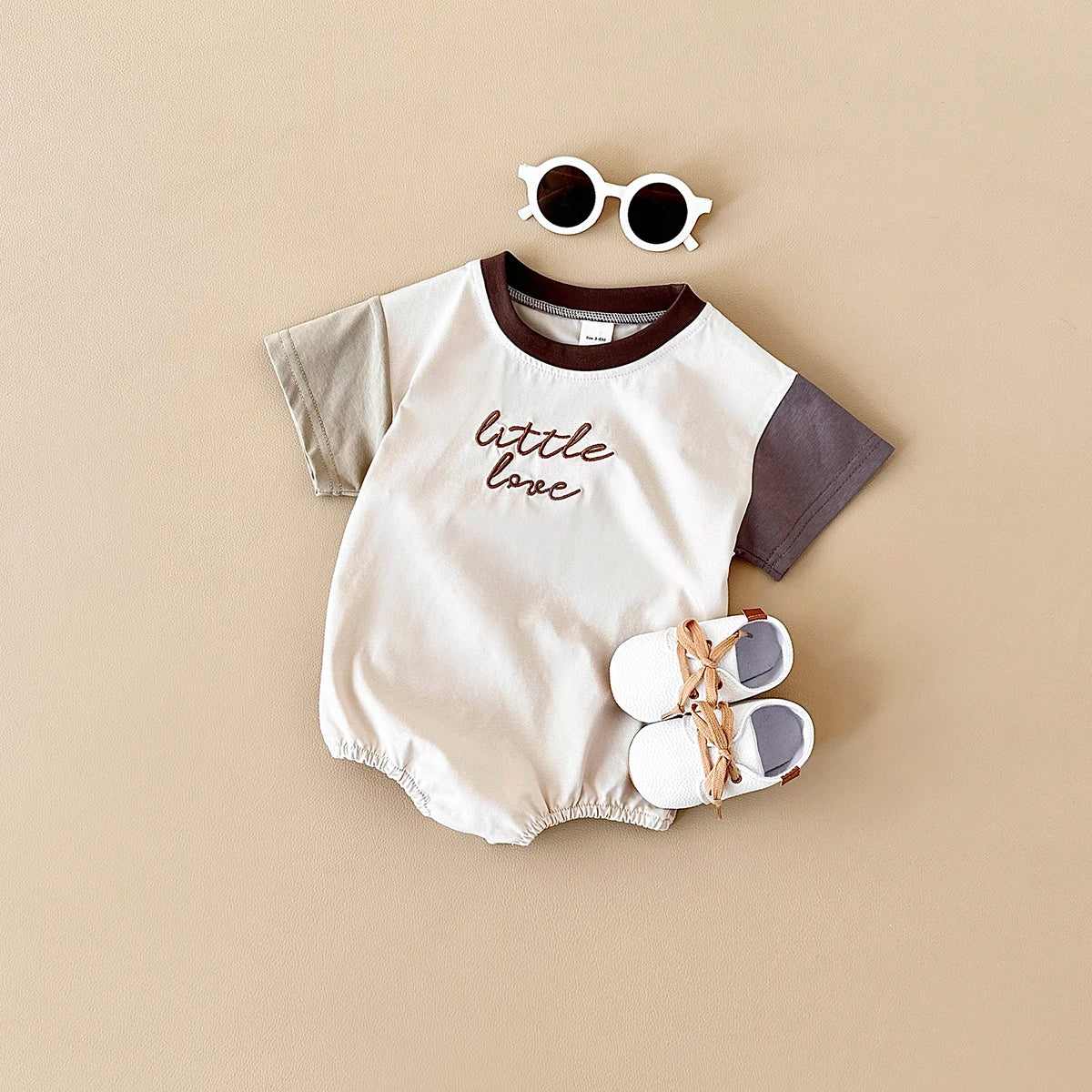 Summer Baby Boys Clothes Bodysuit Newborn Girl Romper Casual Letter Embroidery Button Jumpsuit Short Sleeve Infant Clothes