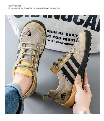 Men's Shoes Fashion Versatile Breathable Board Shoes Thick soled Trendy Casual Shoes