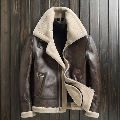 2023 New Winter Jackets for Men Wool Real Fur Coat Men's High-end Thickened Warm Lamb Fur Jacket Male Clothing M-6XL Casaco FCY