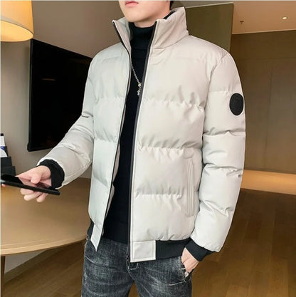2025 New Cotton-padded Men's Winter Padded Men's Winter Padded Padded Jacket With Cashmere Thickening Korean Version Coat