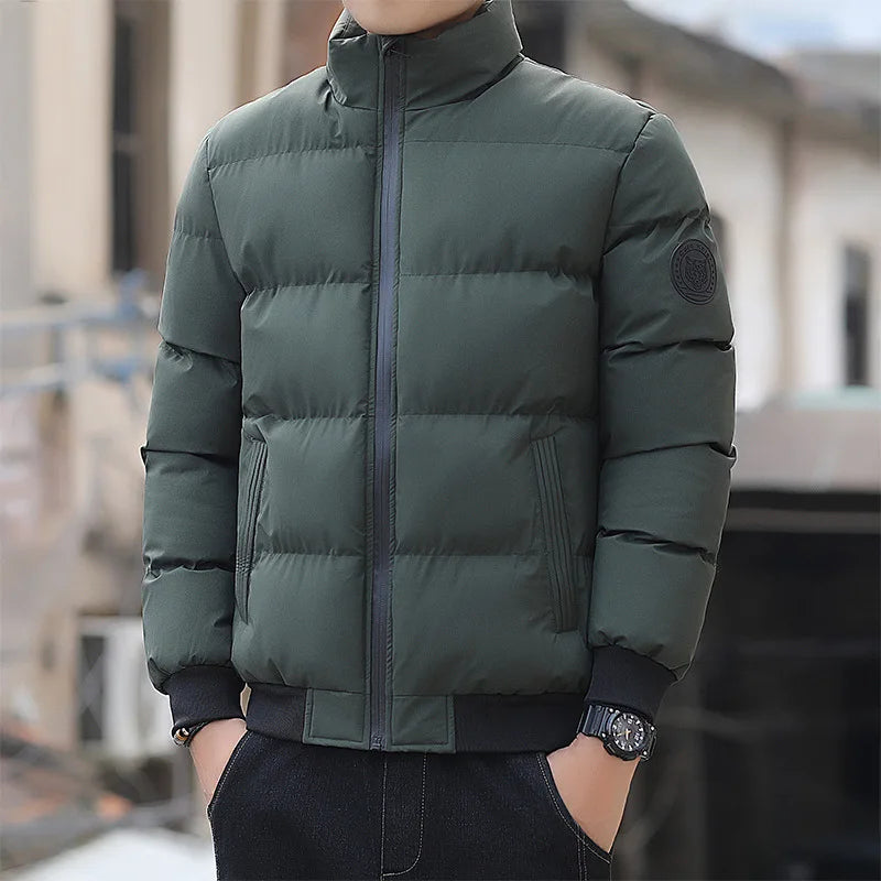 2025 New Cotton-padded Men's Winter Padded Men's Winter Padded Padded Jacket With Cashmere Thickening Korean Version Coat