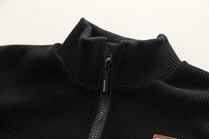 Winter New Baby Hooded Cotton Coat Long Sleeve Set for Boys and Girls' Vest with Velvet and Thickened Casual Three Piece Set