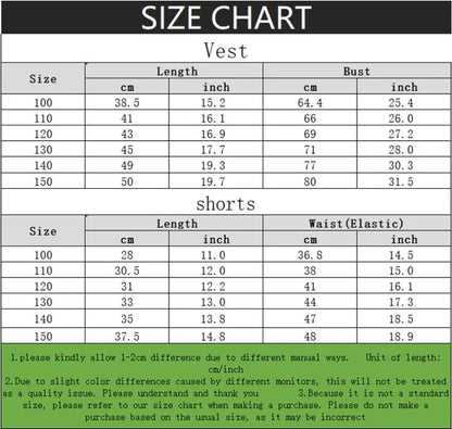 Summer Boys Basketball Clothes Sets Breathable Mesh Children's Casual Outfits Stitch Printed Kids Vest and Shorts 2pcs Suit New