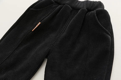 Winter New Baby Hooded Cotton Coat Long Sleeve Set for Boys and Girls' Vest with Velvet and Thickened Casual Three Piece Set