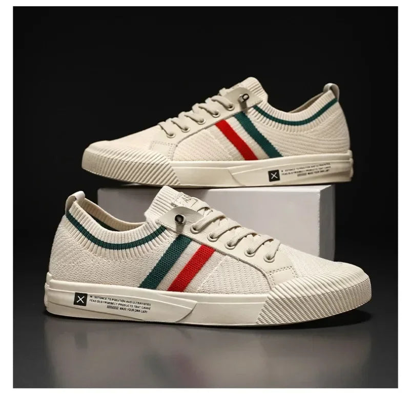 Fashion Sneakers for Men Light Mesh Breathable Outdoor Walking Loafers Male Flats Zapatos Para Hombres Luxury Men‘s Casual Shoes