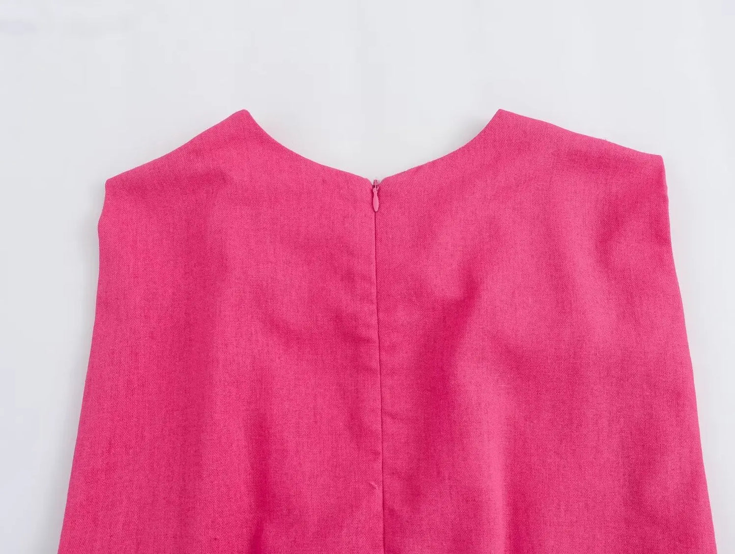 Summer Dress For Women 2024 Solid Waist Hollow Out O-Neck Sleeveless Slit Long Dresses Wild Casual Beach Woman Even Dress