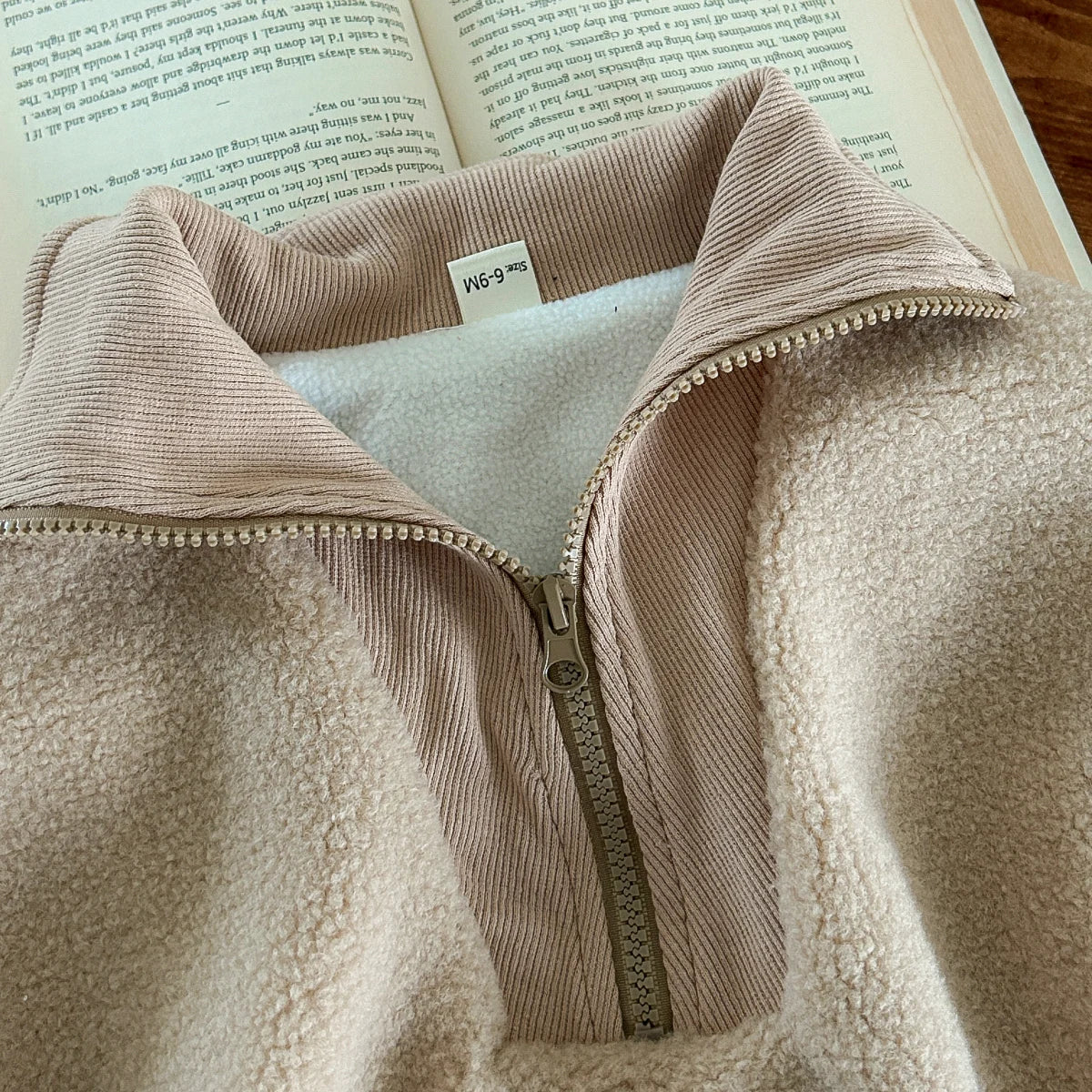 2024 Winter New Toddler Suit Fleece Boys Girls Baby Clothes Tops Long Sleeves Zip Up Sports Top 1-3Y Baby Coat Solid Colour